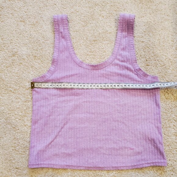 Cropped Lounge Tank Top - Picture 4 of 9